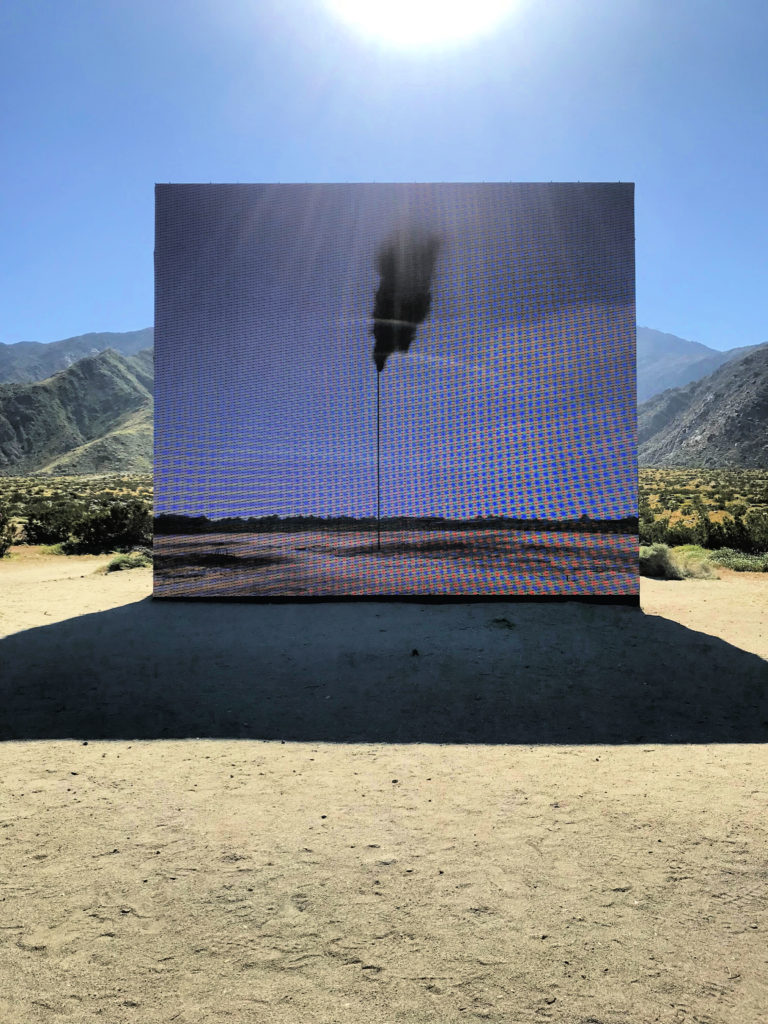 Western Flag by artist John Gerrard at Desert X 2019 gscinparis