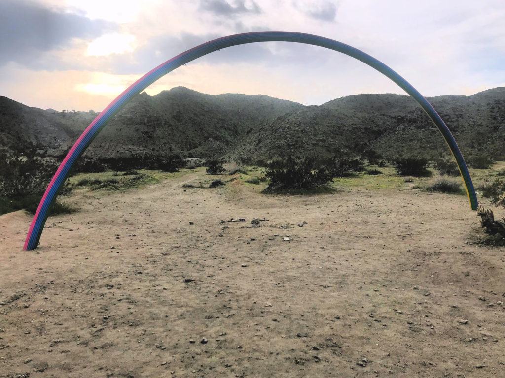 "Lover's Rainbow" by Pia Camil at Desert X 2019 gscinparis