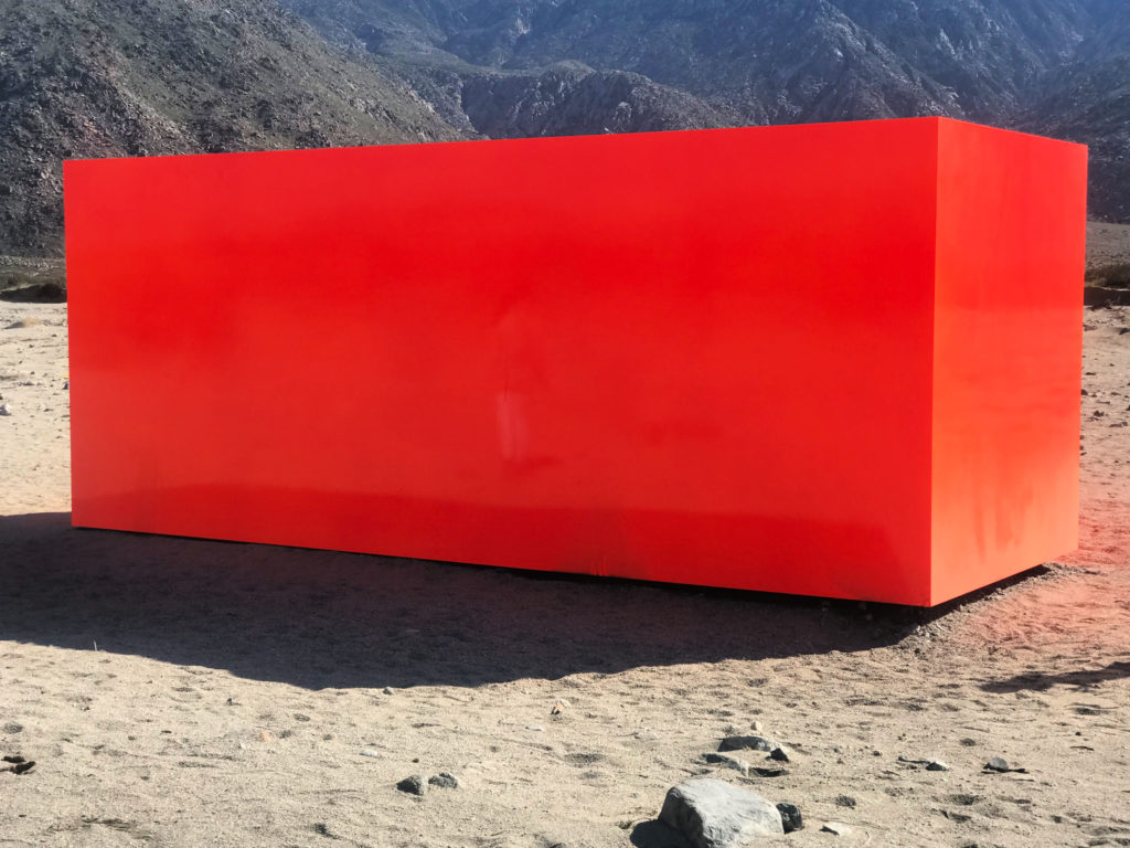 "Specter" by Sterling Ruby at Desert X 2019 gscinparis architecture blog