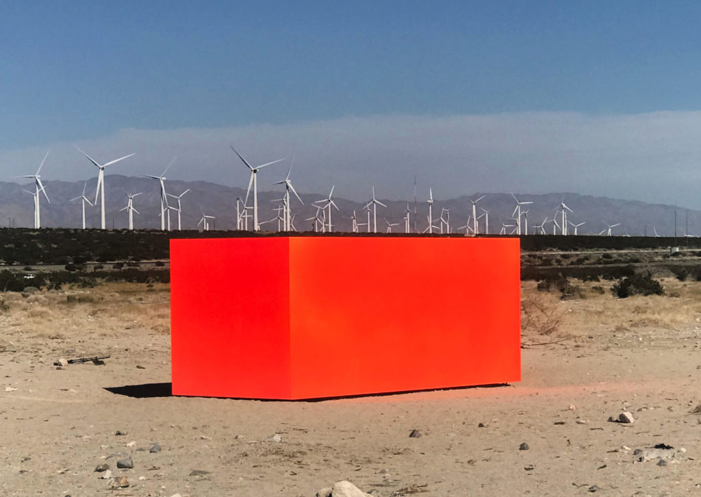 "Specter" by Sterling Ruby at Desert X 2019 gscinparis architecture blog