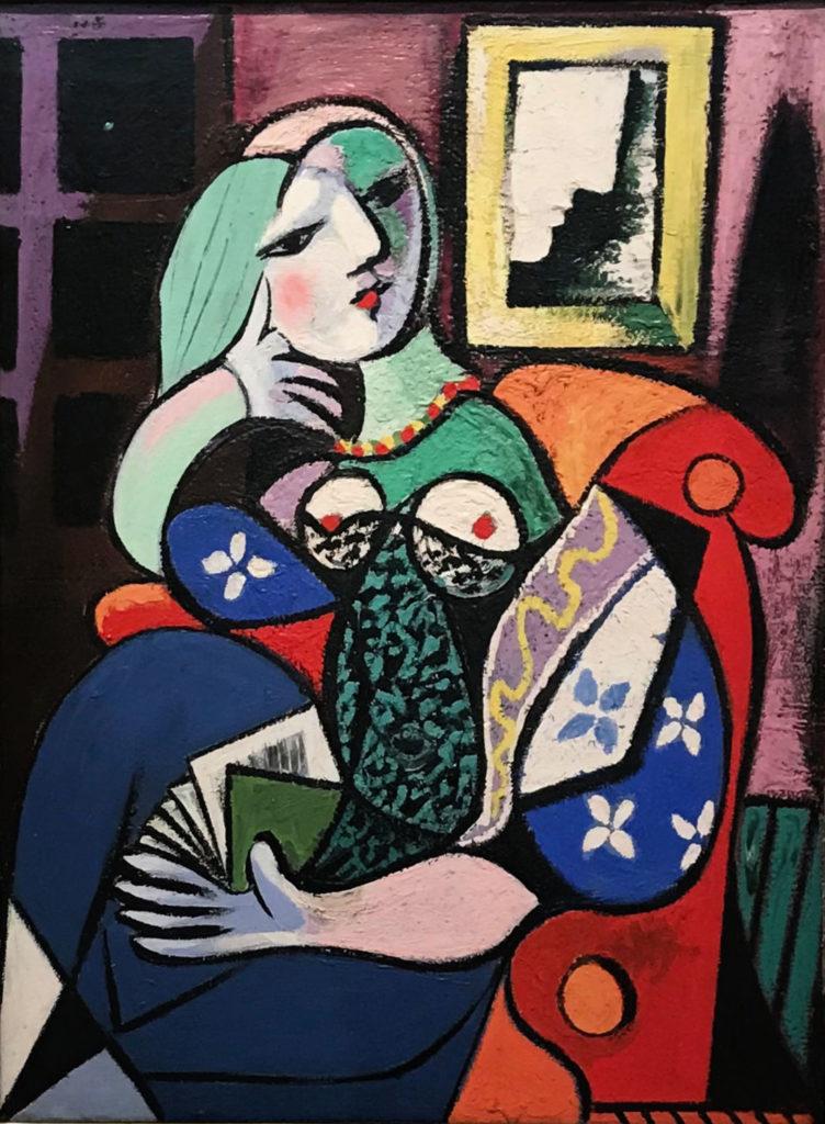PabloPicasso_WomanwithaBook_France artists at the Norton Simon_gscinparis