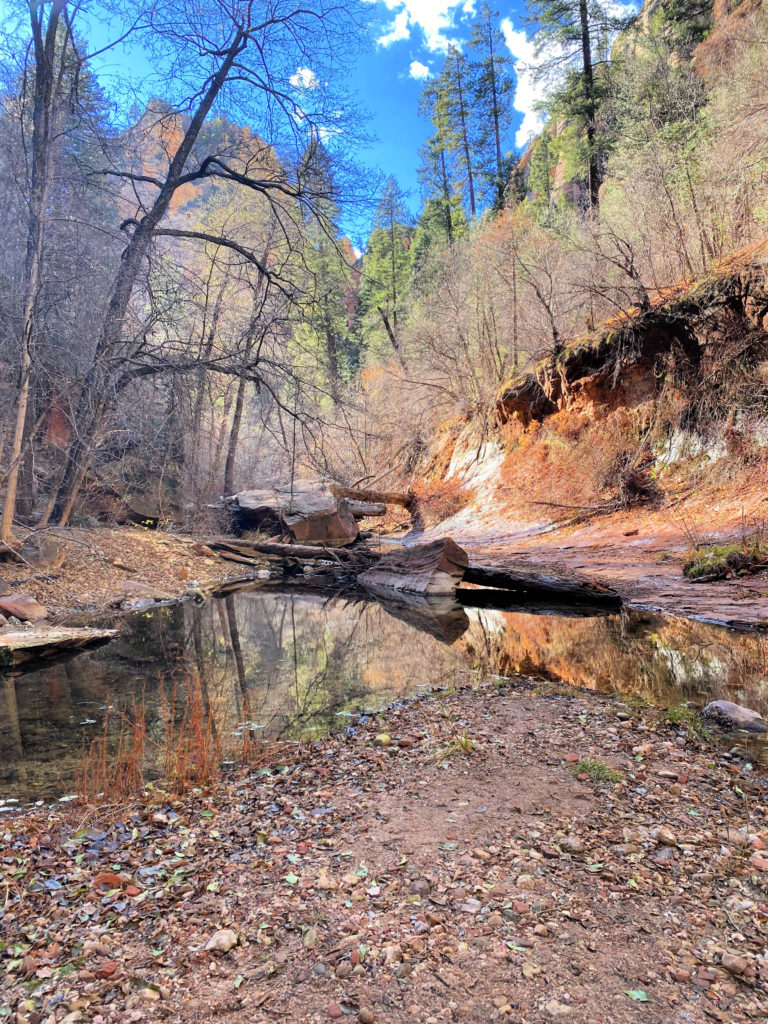 View along a 10 mile hike in Sedona, Arizona