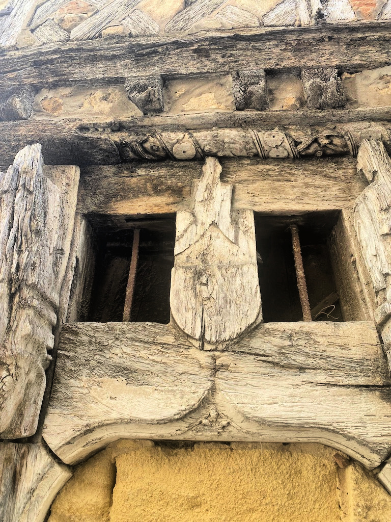 Wooden architectural details from Saint-Émilion, France gscinparis