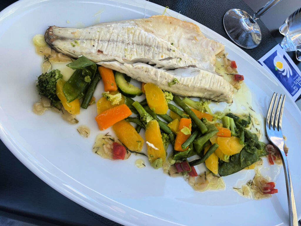 Fish and vegetables in Arcachon gscinparis
