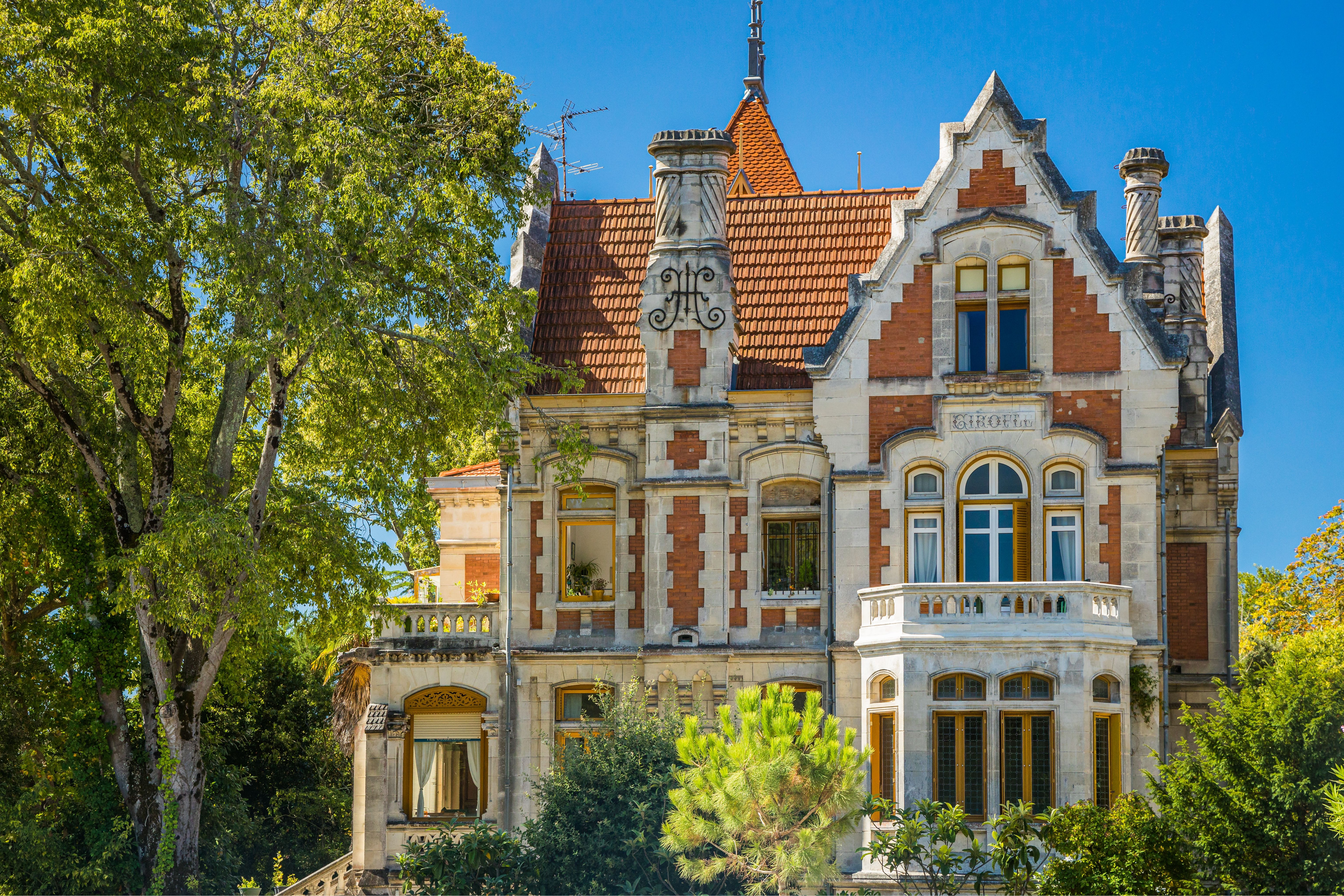 Luxury house in the ville d'hiver district in Arcachon, France.