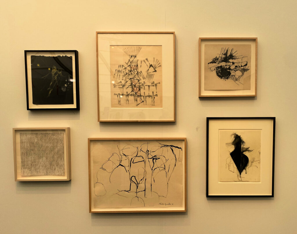 Collection of drawings at Frieze Art Festival in Los Angeles 2023 gscinparis