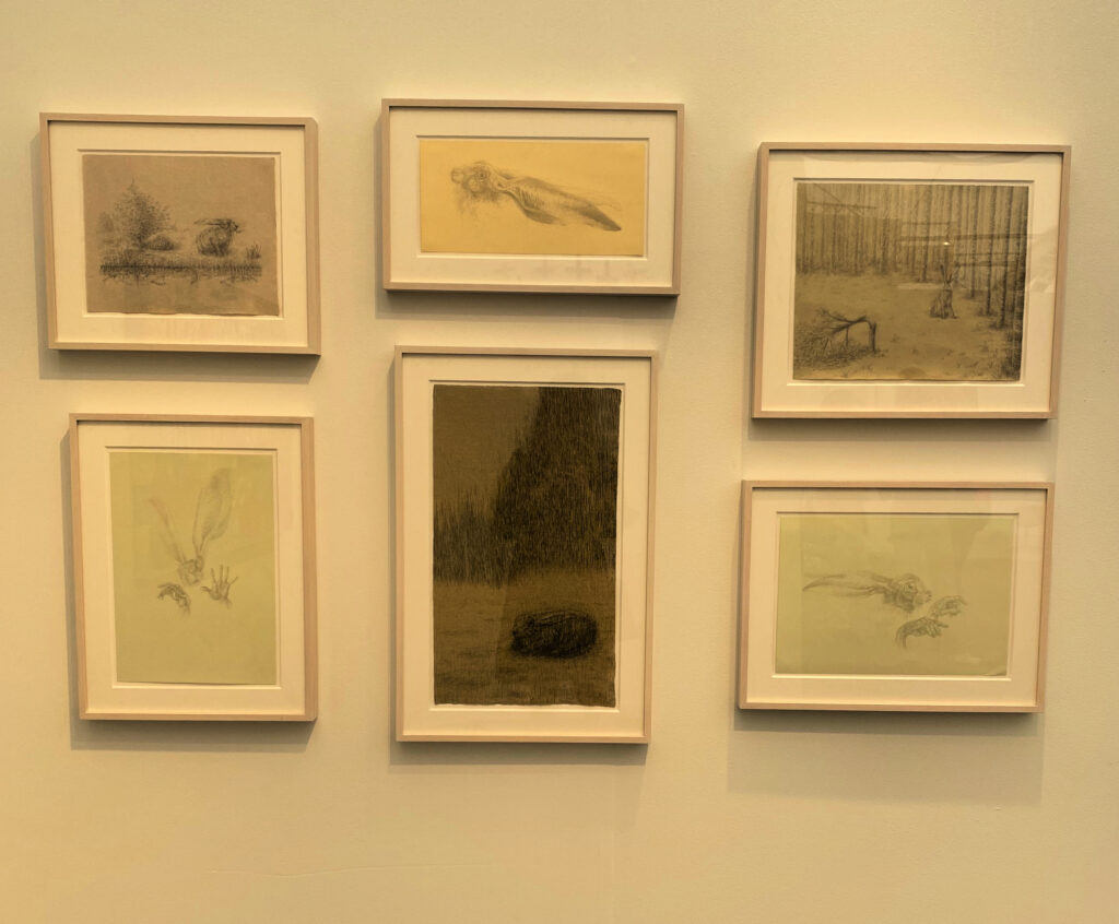 Collection of drawings at Frieze Art Festival in Los Angeles 2023 gscinparis