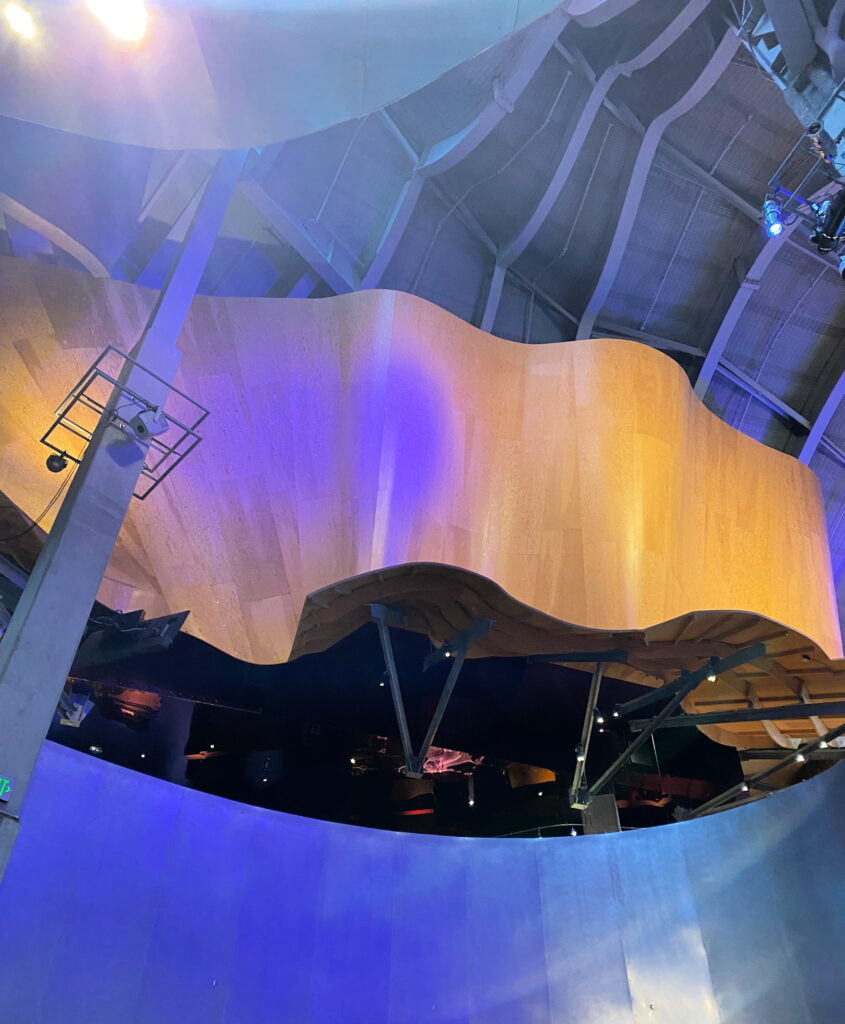 Interior of the Experience Music Project building in Seattle_gscinparis