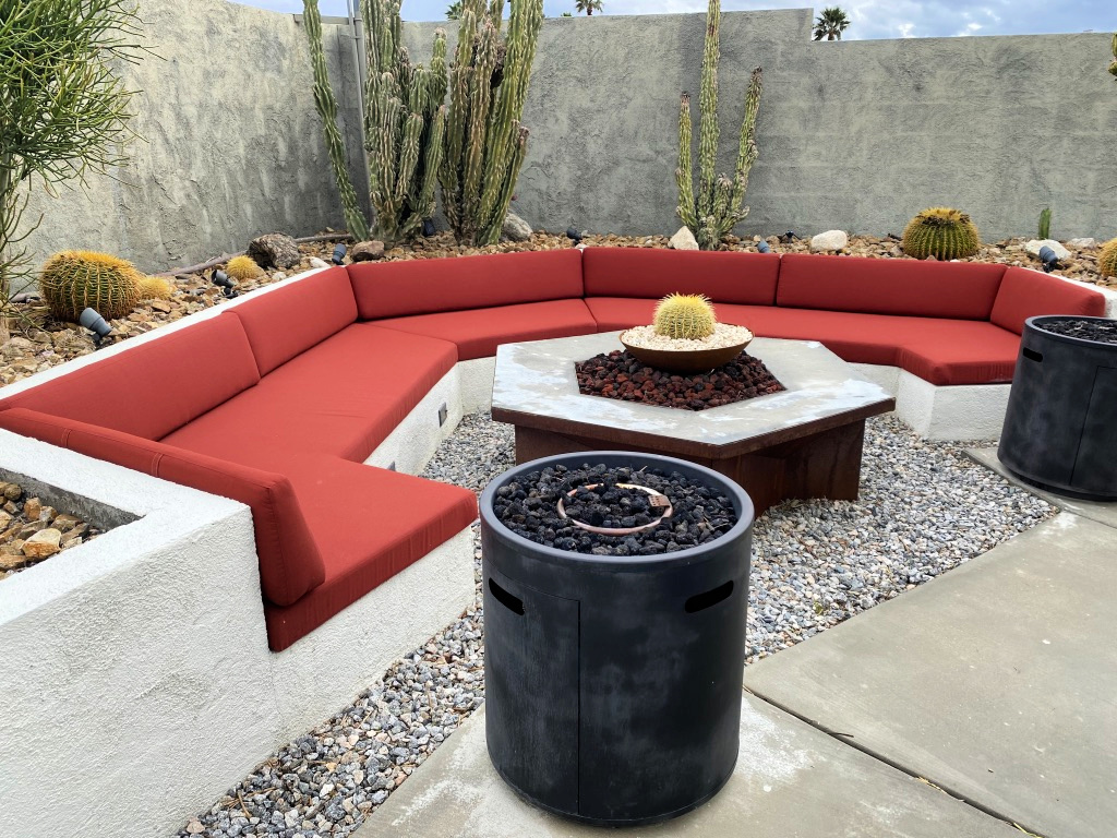 Mid-century styling at the Lautner Compound in Desert Hot Springs, CA gscinparis