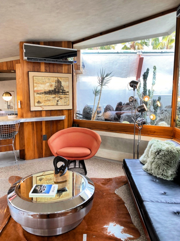 Mid-century furnishings at the Lautner Compound in Desert Hot Springs, CA gscinparis