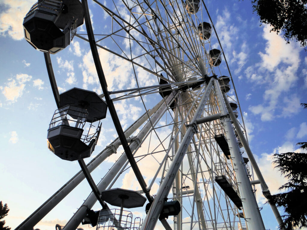 Ferris wheel in Geneva, Switzerland
