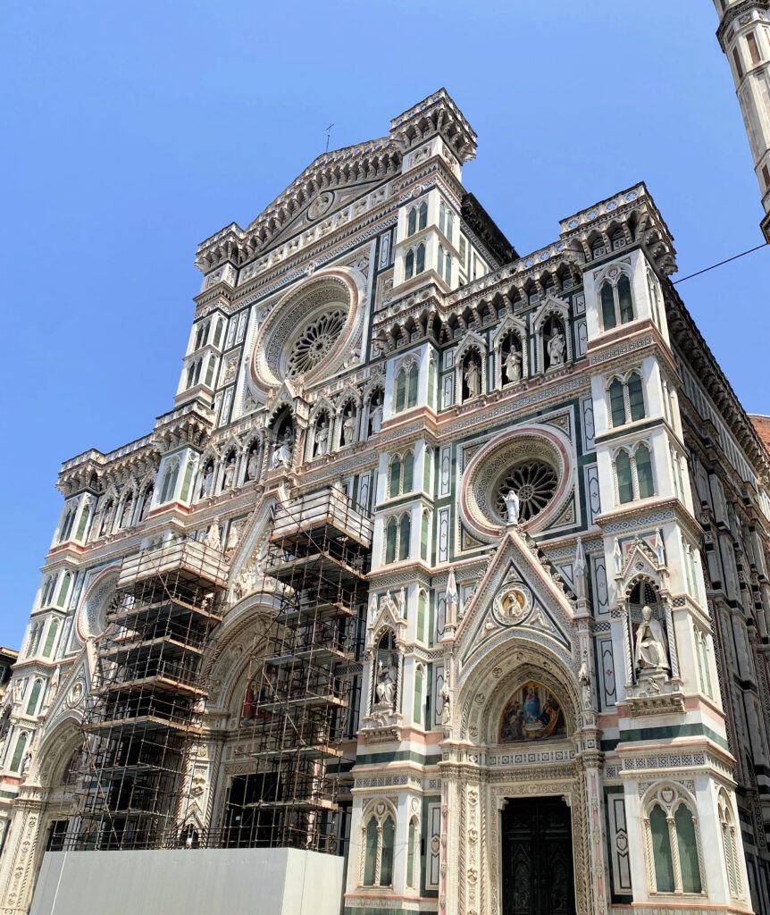 Front Façade of the Florence Cathedral (under renovation at the time) gscinparis