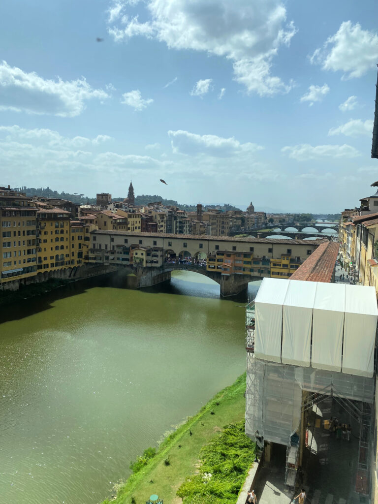 Ponte Vecchio as seen from the Uffizi Gallery gscinparis