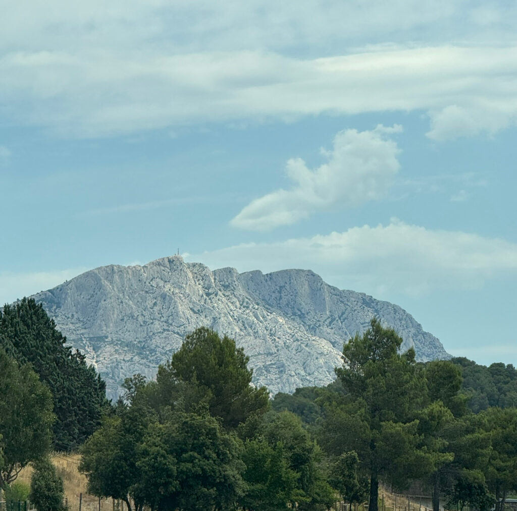The Mont Sainte-Victoire, which inspired Cézanne