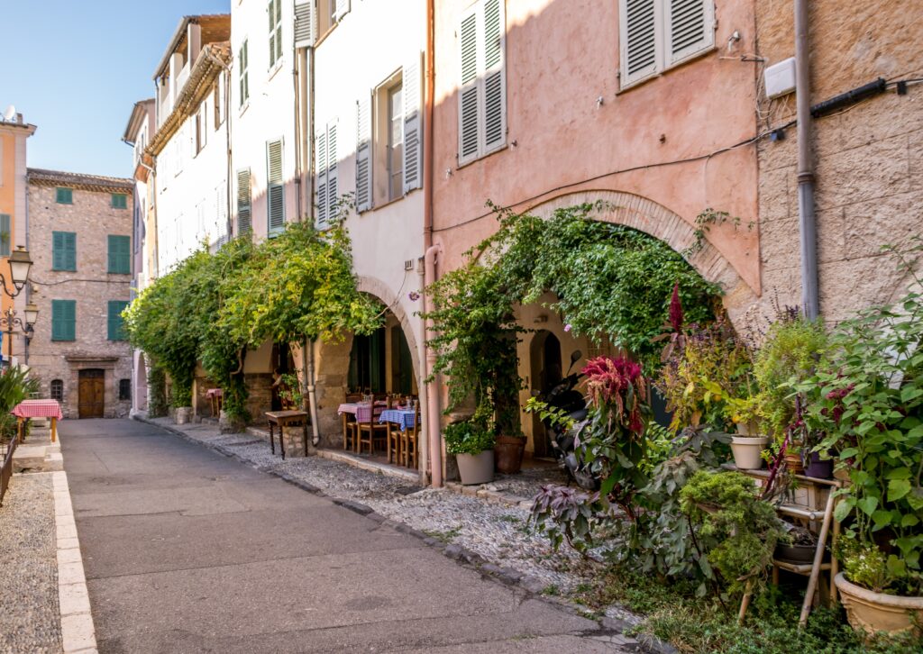 The charming village of Biot, France