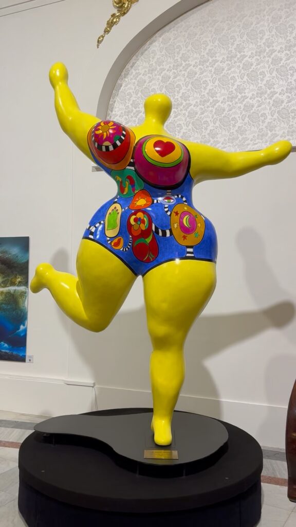 "Nana Jaune" by Niki de Saint Phalle (as seen at the Hotel Negresco in Nice, France)