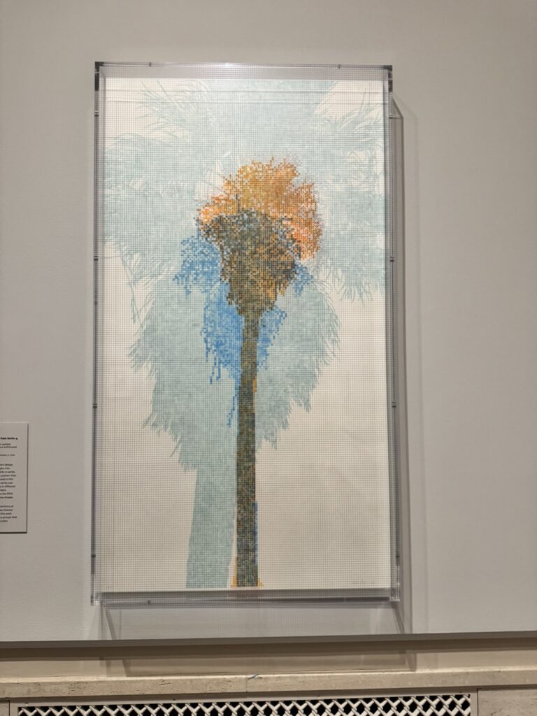 Charles Gaines, "Numbers and Trees Palm Canyon Palm Series 4 Tree #2 Kitanemuk" 1944 at the National Gallery in Washington D.C. gscinparis 2026