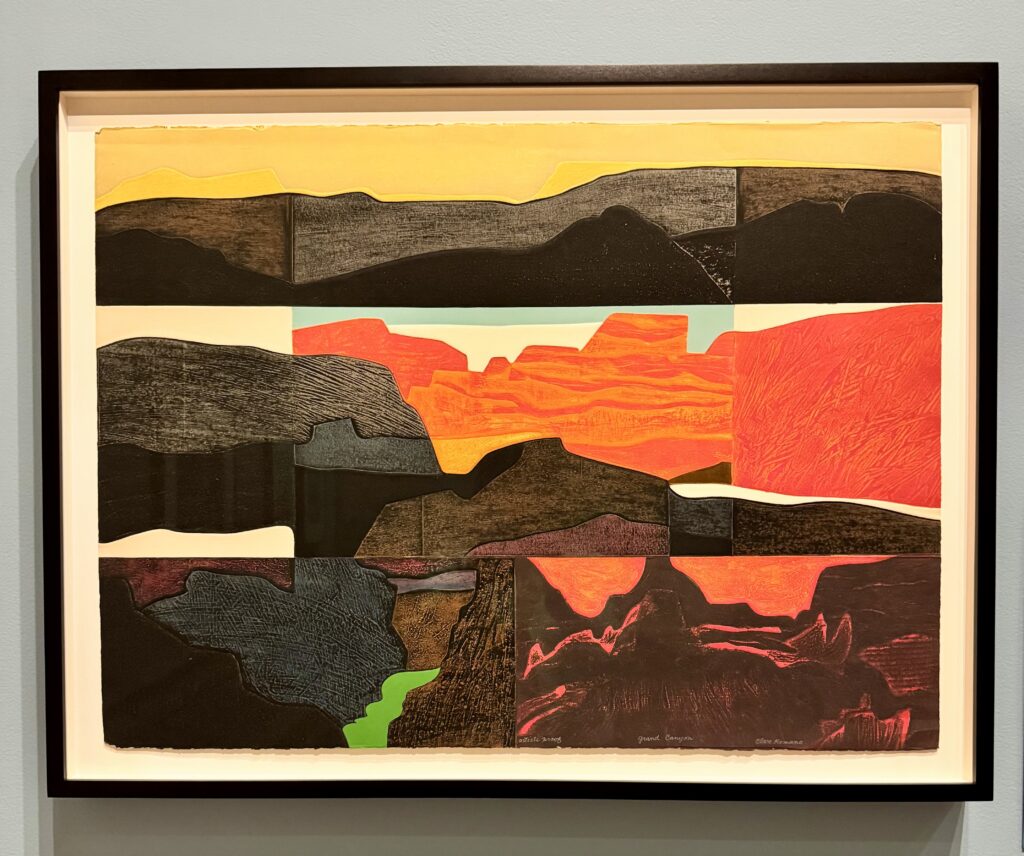 Clare Romano, "Grand Canyon", 1977, at the National Gallery in Washington D.C. gscinparis 2026