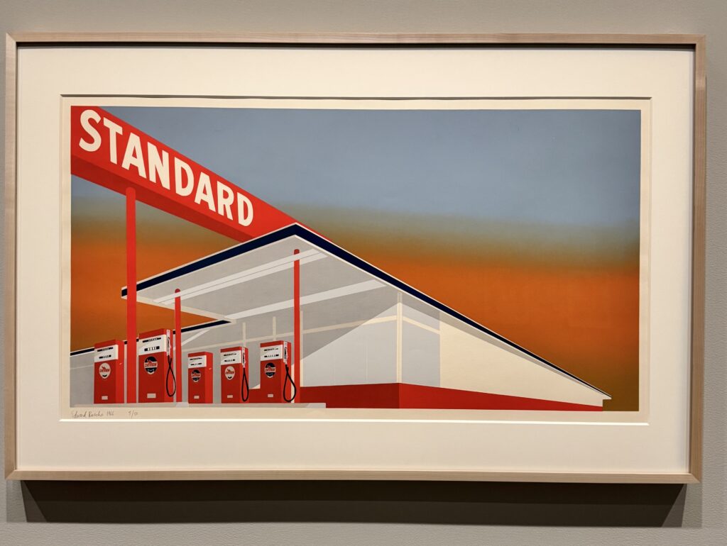 Ed Ruscha, "Standard Station", 1966, at the National Gallery in Washington D.C. gscinparis 2026