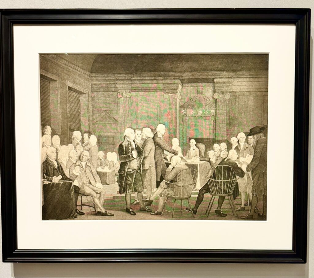 Edward Savage, "Congress Voting Independence", 1803, at the National Gallery in Washington D.C. gscinparis 2026
