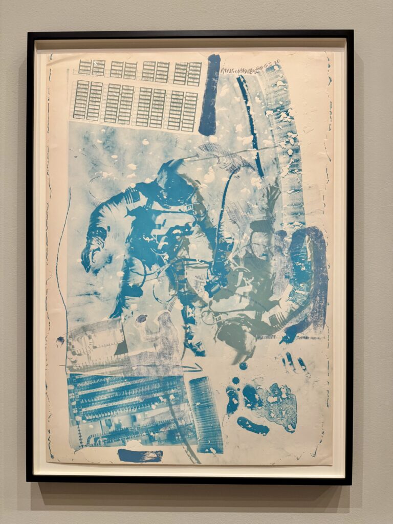 RobertRauschenberg, "White Walk", 1970, at the NationalGallery, Washington DC