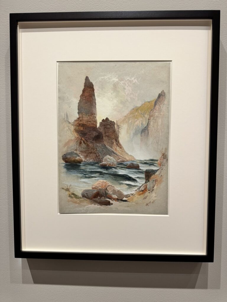 ThomasMoran, "Tower at Tower Falls, Yellowstone" NationalGallery, 1872